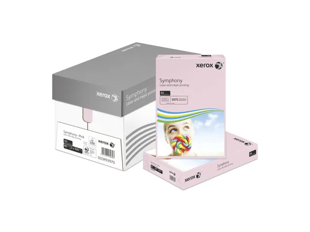 Papier Xerox Symphony pastel Roze 80 Gram 500 Vel
