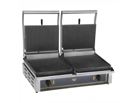 Roller Grill Contactgrill Geribbeld Dubbel