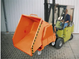 Kiepbak Hxbxd 945x850x1150mm 0.30m³ 163kg Draagverm. 750kg Ral2000 - 2