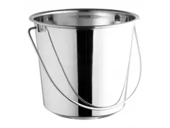 Emmer rvs 18/8, 10 Liter