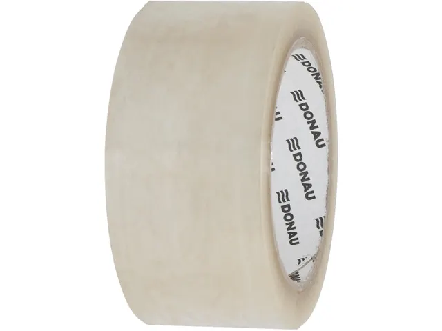 Donau verpakkingstape PP Hot-Melt 48mmx66m 50 micron transparant