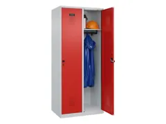 locker,HxBxD 1850x800x500mm,2vak,vak B 400mm,draaigrendel