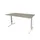 Bureau Linesto Plus Hoogte instelbaar 140x80cm Robson eik, T-poot Wit