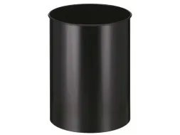 Ronde papierbak 30 liter Zwart