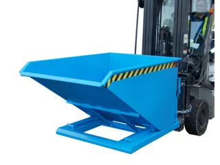 Kiepbak Hxbxd 885x1080x1700mm 0.75m³ 195kg Draagverm. 1500kg Ral5012 - 1