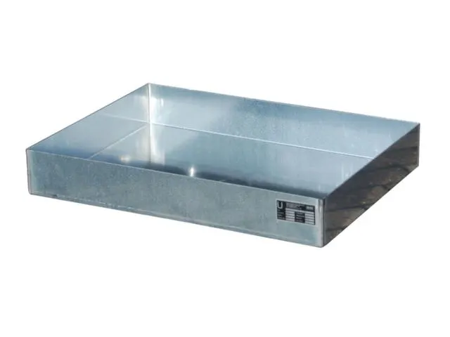 bac de rétention,p. bidons,vol. rétention 40l,HxlxP 120x800x600mm