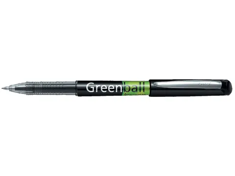 Rollerpen Pilot Greenball Begreen Medium punt Zwart