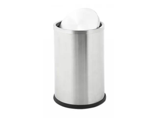 Papierbak Swing 10 Liter Mat RVS