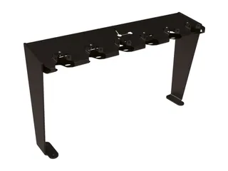 Steprek voor 6 steppen L 1006mm eenzijdig RAL9005 - 3