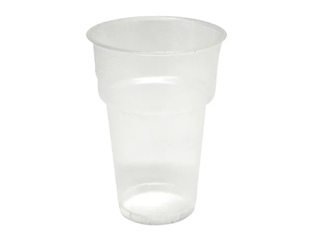Beker transparant 250ml PP bier 50 stuks Voordeelbundel