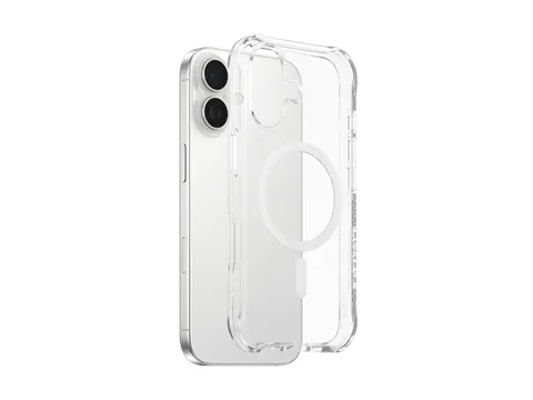 PanzerGlass CARE by Samba Case Transparent w. White MagSafe iPho