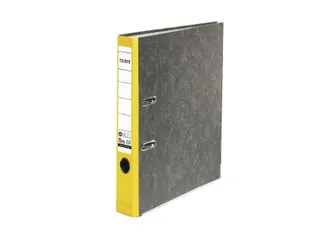 Ordner hfb recycled A4 5cm geel - 1