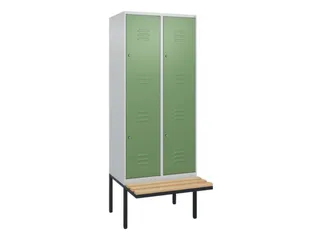 Dubbeldekse dekenkist,HxBxD 2120x800x815mm,2x2vak.,vak B 400mm - 1