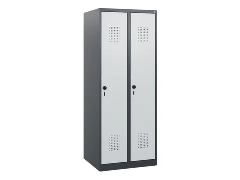 schoollocker,HxBxD 1530x600x500mm,2vak,vak B 300mm,draaigrendel