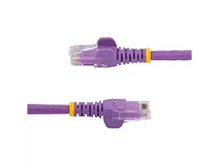7,5m CAT6 kabel patchkabel snagless RJ45 connectors koper ETL paars - 3