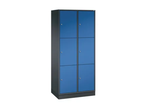 grootvolume-lockersysteem,HxBxD 1950x820x500mm,2x3vakken,cil.-slot