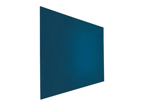Prikbord Paneel Float Bulletin 120x200cm Blauw frameloos