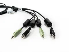 Vertiv Avocent CBL0130, 1,8 m, USB, USB, USB, 1-USB, 1-3.5mm, 1-USB, 2