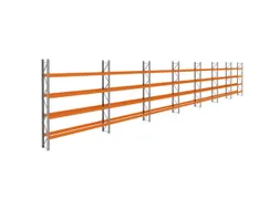 palletstelling,basis+6xaanbouw,HxBxD 4620x26000x750mm,vakl. 3400kg