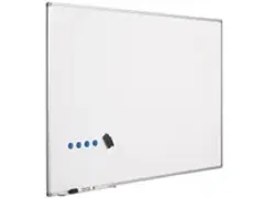 OUTLET Magnetisch Whiteboard 90x120 cm Emaille Staal met Starterkit