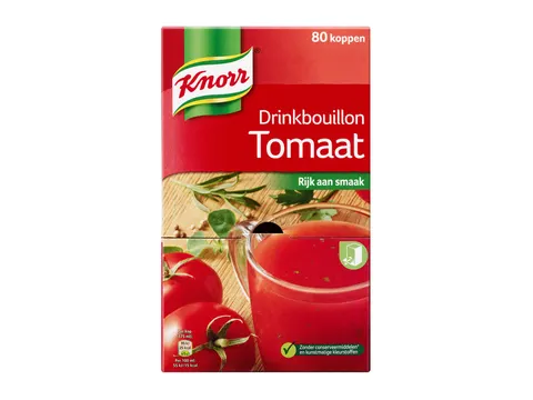 Drinkbouillon Knorr tomaat Soep 175ml 80 stuks