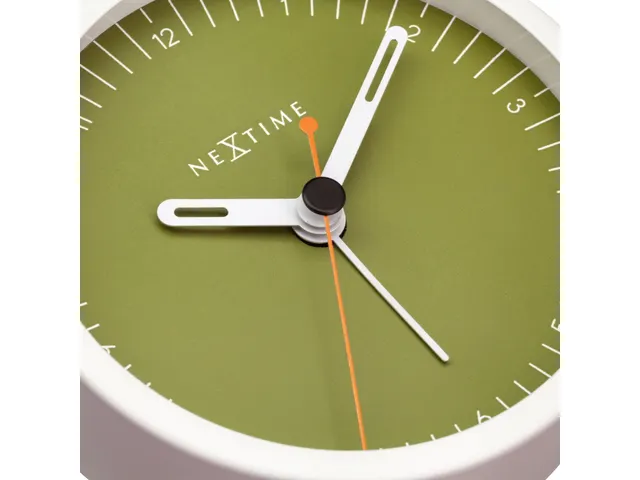 Wekker Nextime Small 9 cm groen