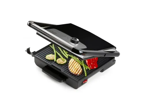 Multifunctionele Contactgrill Inox Zwart
