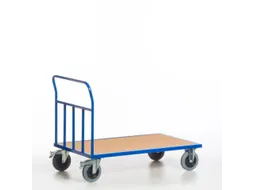 kopwandwagen,draagverm. 400kg,laadvl. LxB 850x400mm,houtplaat,1wand