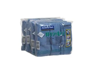 Wypall 8395 Microvezel Schoonmaakdoek 40x40cm Blauw 24 Stuks - 1