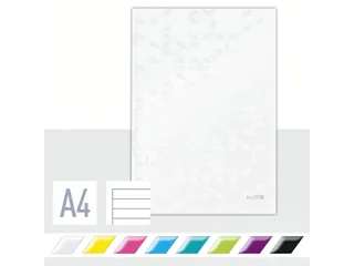 Notitieboek Leitz WOW A4 lijn wit - 1
