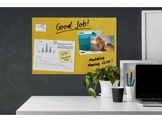 Glas Magneetbord Sigel Artverum Yellow Structure mat 60x40cm - 3
