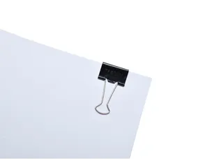 Papierklem MAUL 215 foldback 25mm capaciteit 9mm zwart - 10