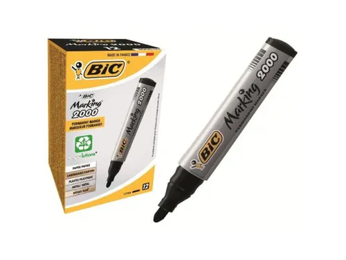 Viltstift Bic 2000 ecolutions rond large zwart