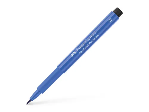 Tekenstift Faber-Castell Pitt Artist Pen Brush 143 kobaltblauw