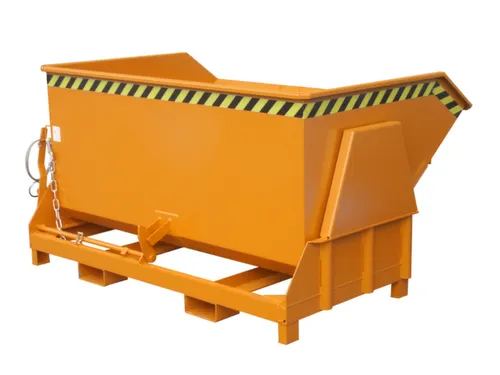 Kiepbak Hxbxd 1070x1950x1430mm 1.5m³ 322kg Draagverm. 3000kg Ral2000