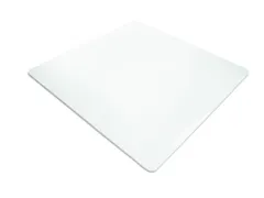 Tapis protection sol pour sol dur 1100x1200mm PE/PU transparent