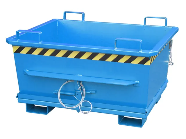 Bodemklepcontainer Hxbxd 721x1040x1200mm 0.50m³ 1000kg Ral5012