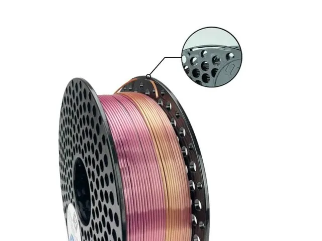 Azurefilm PLA Silk 3D filament 1,75mm Rainbow Tropicana 1kg