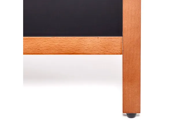 Krijtstoepbord Houten A-Bord Flip 68x140cm Lichtbruin