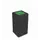 Circulaire Afvalbak BrickBin Organic 65 Liter Zwart Groen