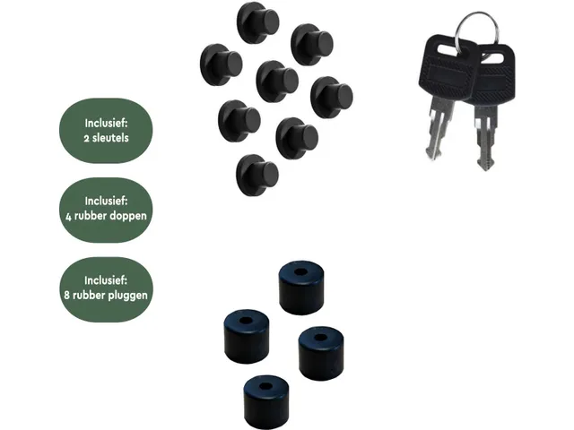 Pakketbrievenbus Zwart PB400