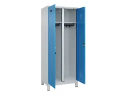 locker voor scheiding van kleding,HxBxD 1950x800x500mm,2vak