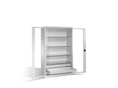 werkplaatskast HxBxD 1950x1200x600mm 4xStalen bodem 3laden slot