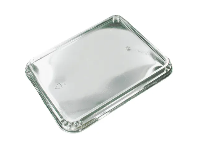 Deksel, APET, rechthoekig, 226x177mm transparant 372 stuks