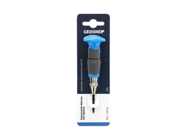 GEDORE 101 Automatische middenstempel met punt en handbeschermer