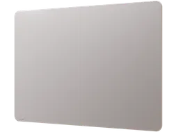 Mat Glasbord 100x150cm Warm Grey Ronde Hoeken