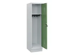 schoollocker,HxBxD 1630x400x500mm,1vak,vak B 400mm,draaigrendel,sokkel