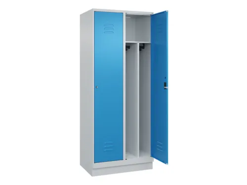 locker voor scheiding van kleding,HxBxD 1950x800x500mm,2vak
