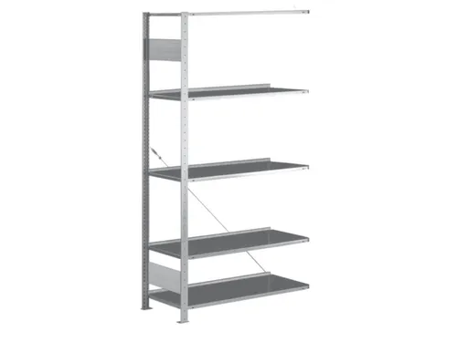 Inhaakstelling Aanslagrand Aanbouwveld 2000x1000x300mm 5legborden