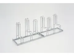 Fietsenrek L 2100mm 6plaatsen Enkelzijdig Te Schroeven Verzinkt